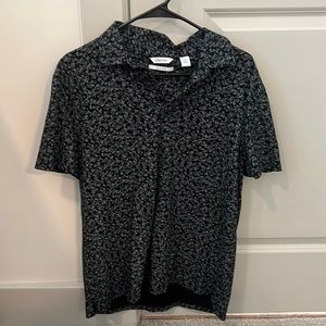Calvin Klein Tropical Print Polo (Large)
